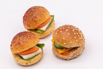 Mini sandwich special and fast breakfast