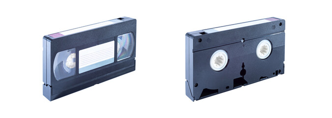 Obraz premium Video tape. Isolated on white background.