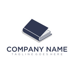 Book store logo template vector design