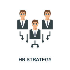 Hr Strategy icon. Simple element from human resources collection. Creative Hr Strategy icon for web design, templates, infographics and more