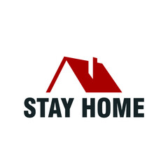 Stay Home icon isolated on white background