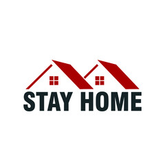 Stay Home icon isolated on white background