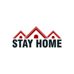 Stay Home icon isolated on white background