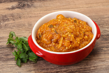 Caucasian cuisine - Mangal salad with vegetables