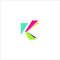 logo k icon vector  templet
