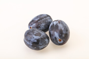 Ripe sweet and tasty plum
