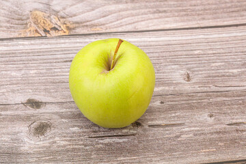 Ripe and sweet green apple