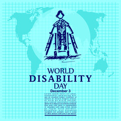 World Disability Day, poster and banner