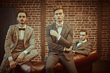 well-groomed young men