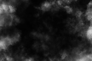 Obraz na płótnie Canvas Fog on a black background.