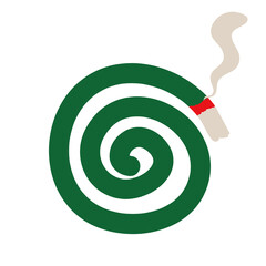 蚊取り線香　真上