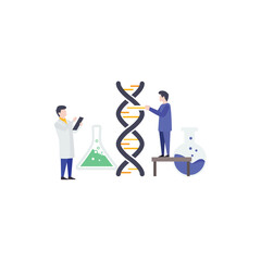Fototapeta na wymiar Genetics Engineering Illustration 