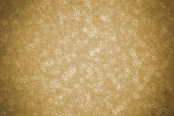 snowflakes on old paper texture