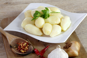 pommes de terre cuite à l'eau