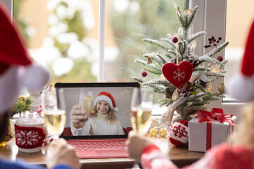 Christmas holiday during pandemic coronavirus COVID 19 concept