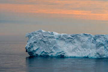 Fototapeta na wymiar Iceberg in South Atlantic Ocean, Antarctica