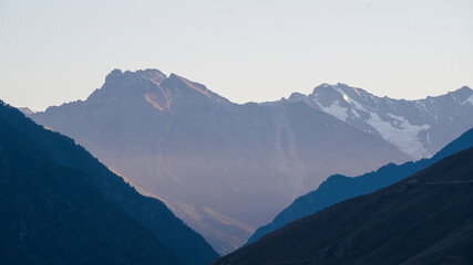Fototapeta premium mountain landscape close-up