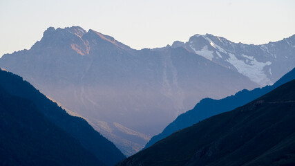 mountain landscape close-up