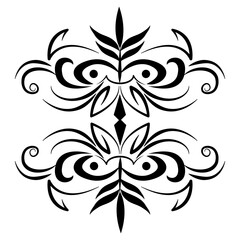 divider decoration vintage elegant swirl icon