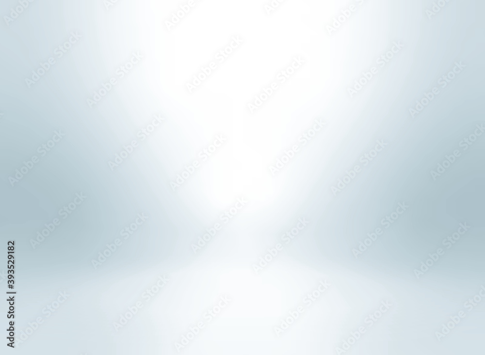 Wall mural gray empty room studio gradient used for background and display your products - vector