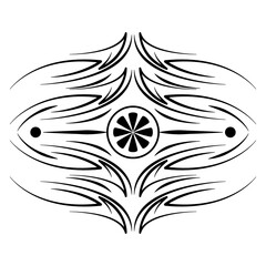 divider flower decoration vintage icon