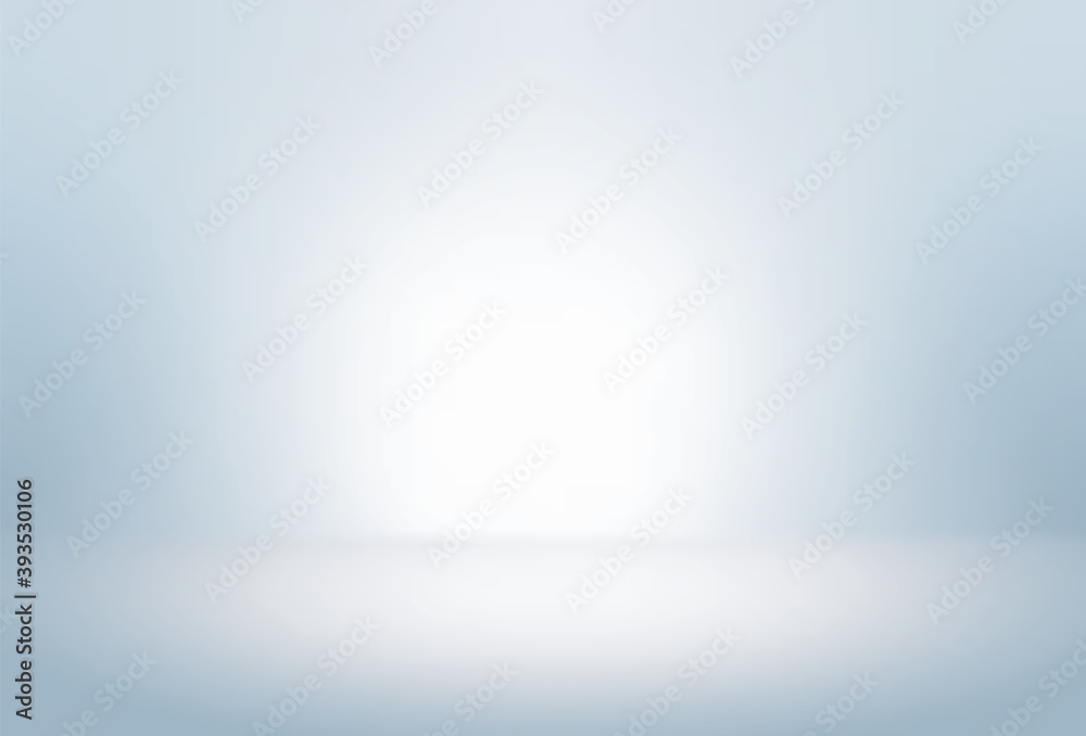 Wall mural gray empty room studio gradient used for background and display your products - vector