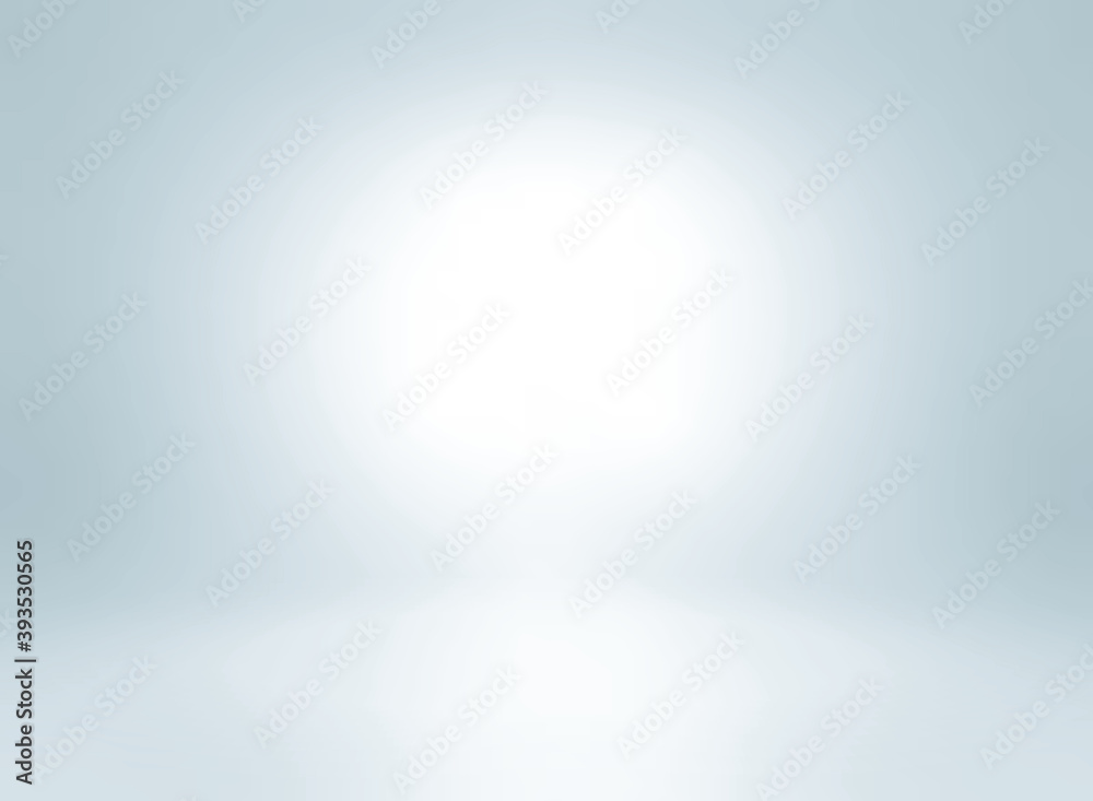 Wall mural gray empty room studio gradient used for background and display your products - vector