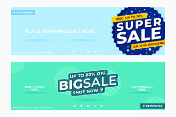 Vector Abstract Sales Promotion Banner Template Vector Eps 10 suitable for social media post, brochure, poster, web banner etc.