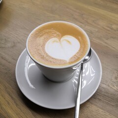 Coffee with a pattern