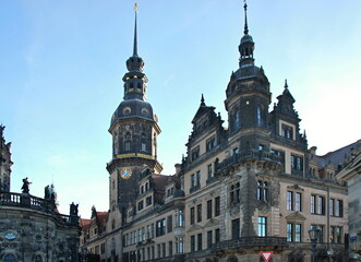 Fototapeta na wymiar Residenz Schloss Dresden, Sachsen