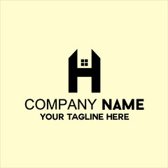 letter H home logo