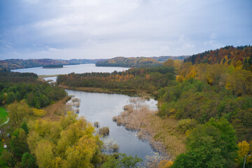 Fototapeta na wymiar Ręboszewo - jezioro Wielkie
