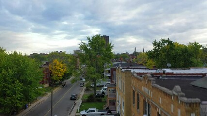 Scenic Aerial View of Downtown Hartford