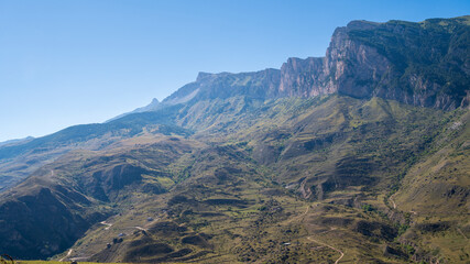 view of the mountains