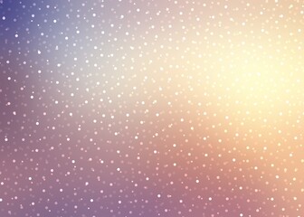 Fine sparkling bokeh fly on light golden empty background. Holidays decorative texture.