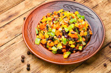 Seasonal vegetable saute