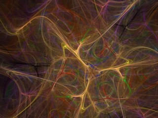 Imaginatory fractal background Image