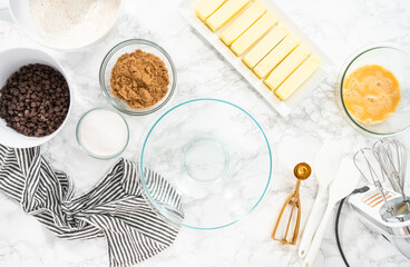 Baking cookies
