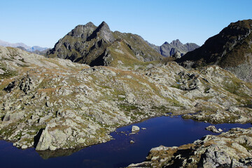 Mountain view in Klafferkessel, Austria