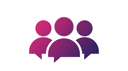 Teamwork and business team and friendship icon, social group, organization, vector symbol Vector isolated symbol illustration