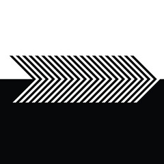 Abstract Hipster Negative space Background . Vector Arrow Design 