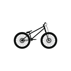 Fototapeta premium trial bike, on white background