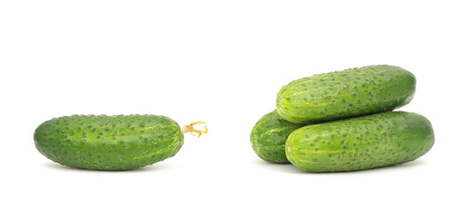 cucumber isolated on white background