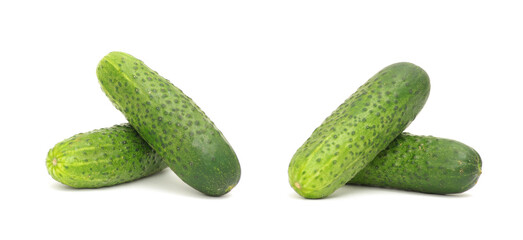 cucumber isolated on white background