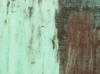 Green wall grunge background texture