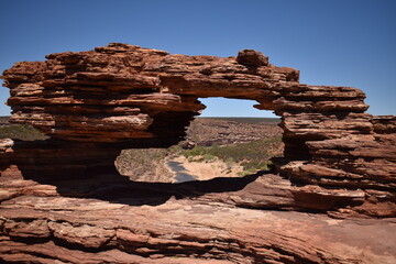 Nature's Window in Kalbarri national park, Western Australia
