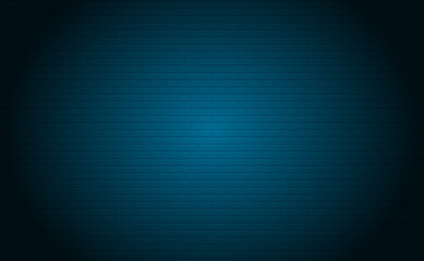 Blue Brick Stonewall. Square oriented. Vector Illustration