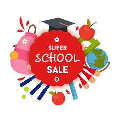 School sale badge