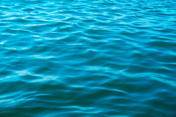 Blue sea water background texture