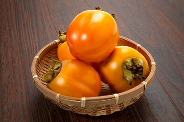 フルーツの西条柿